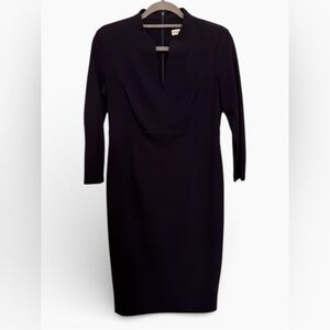 Calvin Klein Navy Blue 3/4 Long Sleeve Dress Size 10
